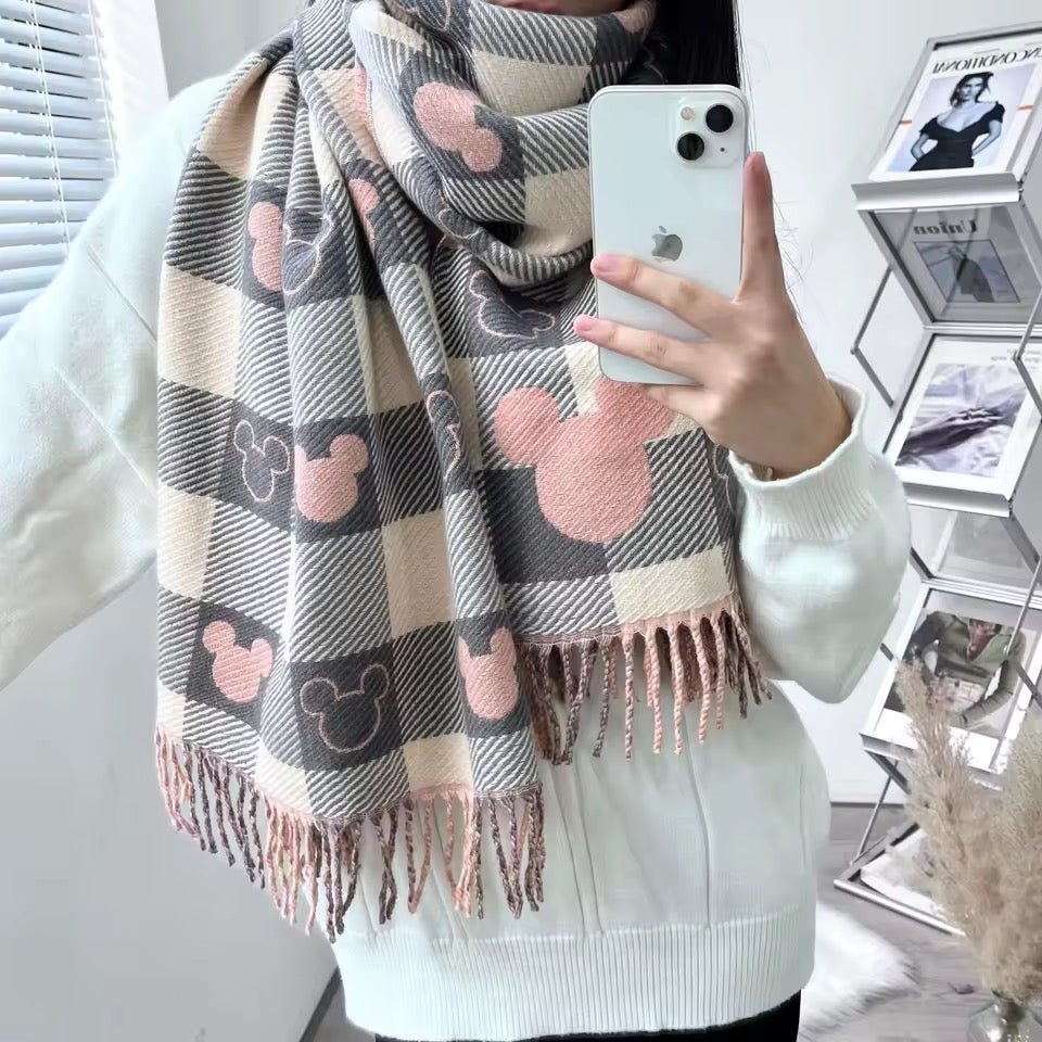 Wool Imitation Mouse scarf