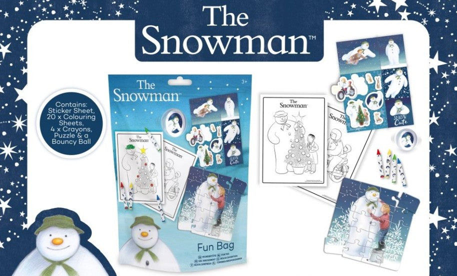 The snowman fun bag