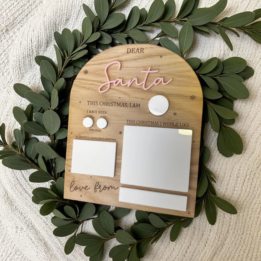 Dear Santa wish board