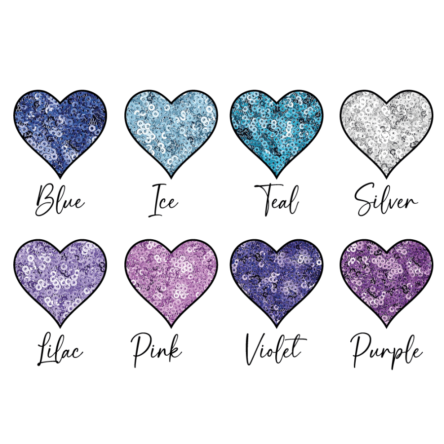 Heart on sleeve personalised sweatshirt