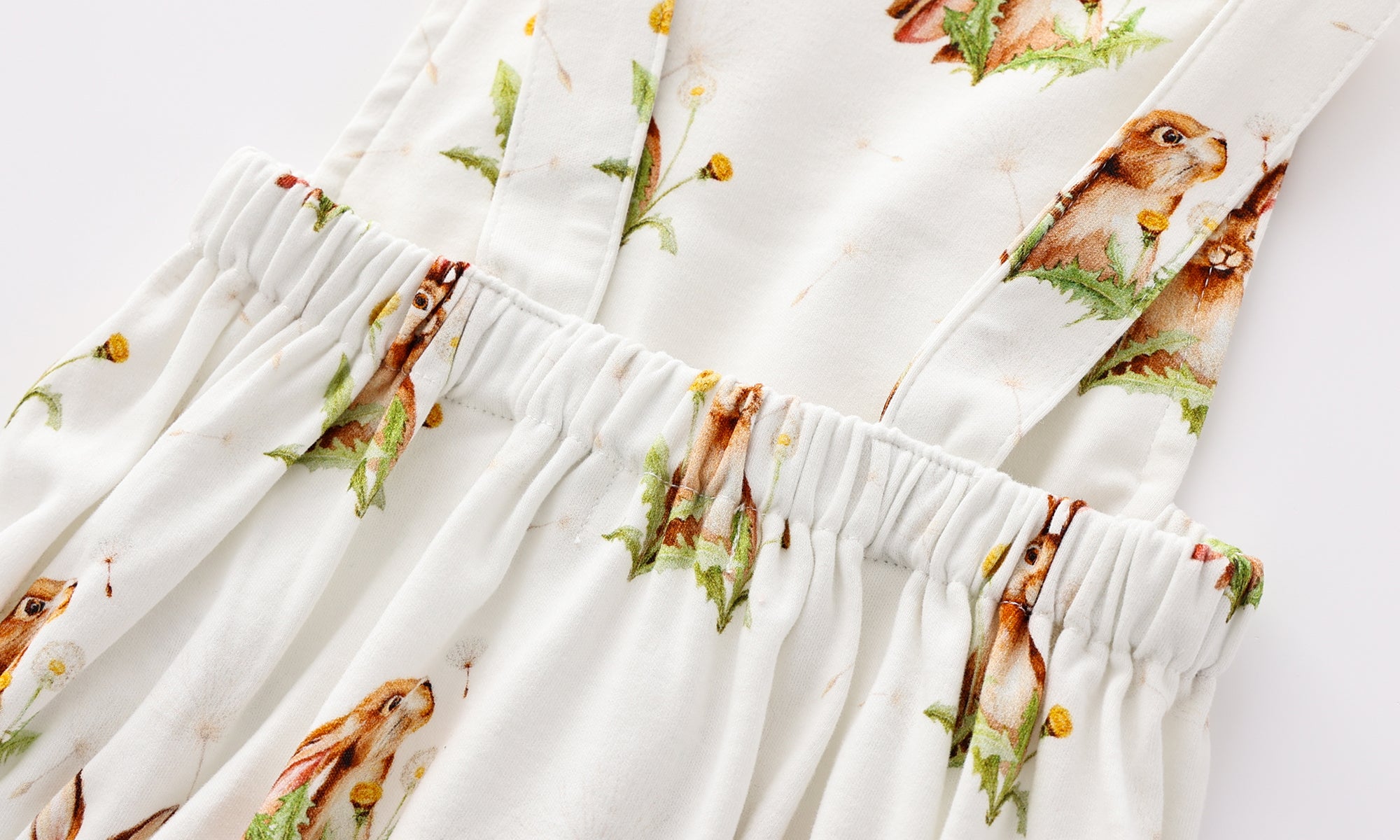 Dandelion and the hare personalised dungerees romper