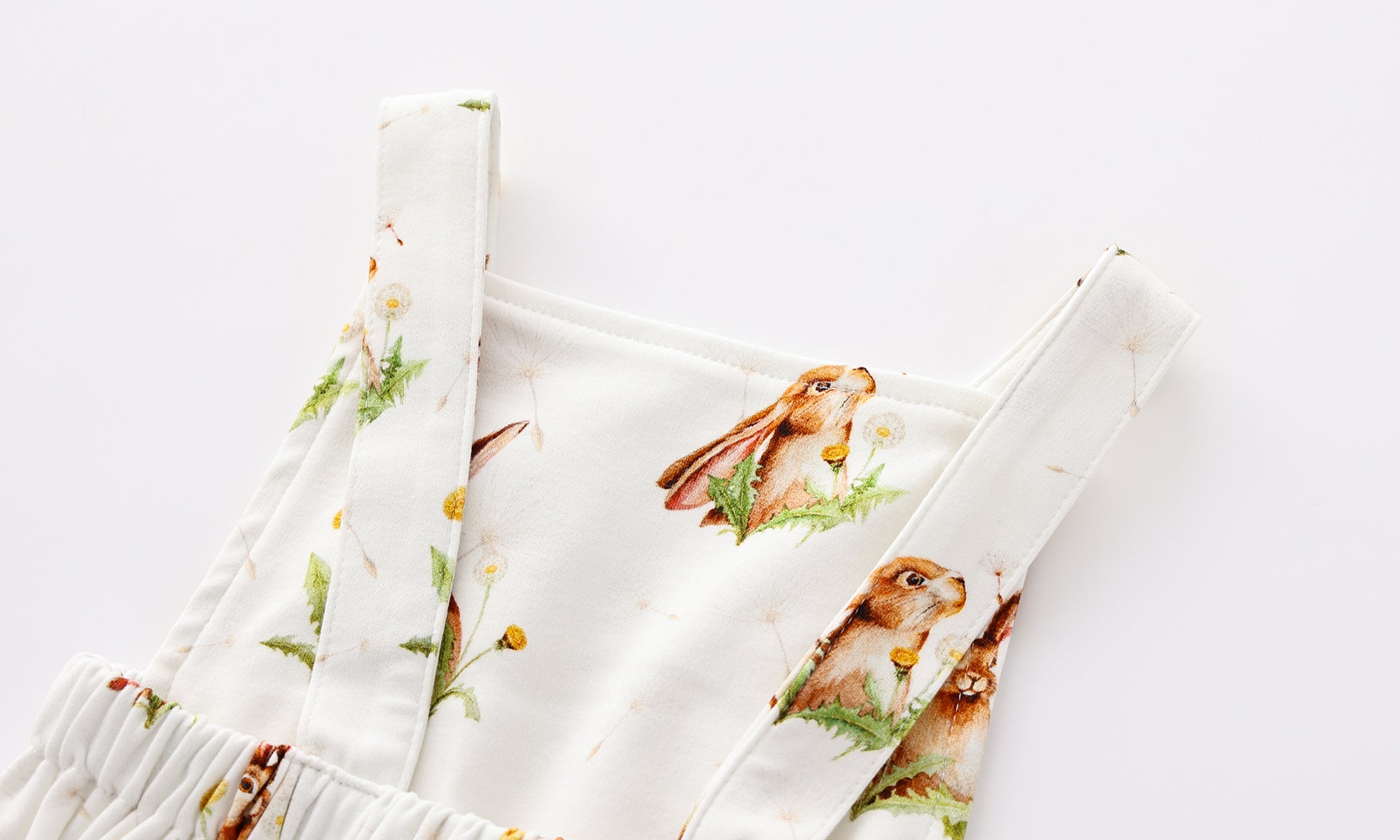 Dandelion and the hare personalised dungerees romper