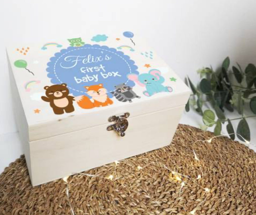 Uv printed baby box