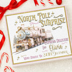 Large North Pole express magnetic gift box