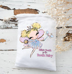 Personalised girl tooth fairy gift bag