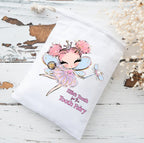 Personalised girl tooth fairy gift bag