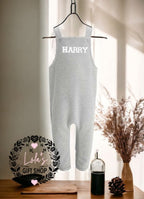 Kids personalised fleece overalls
