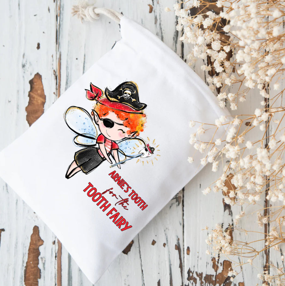 Pirate tooth fairy boy gift bag