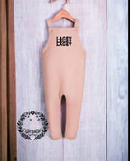 Kids personalised fleece overalls