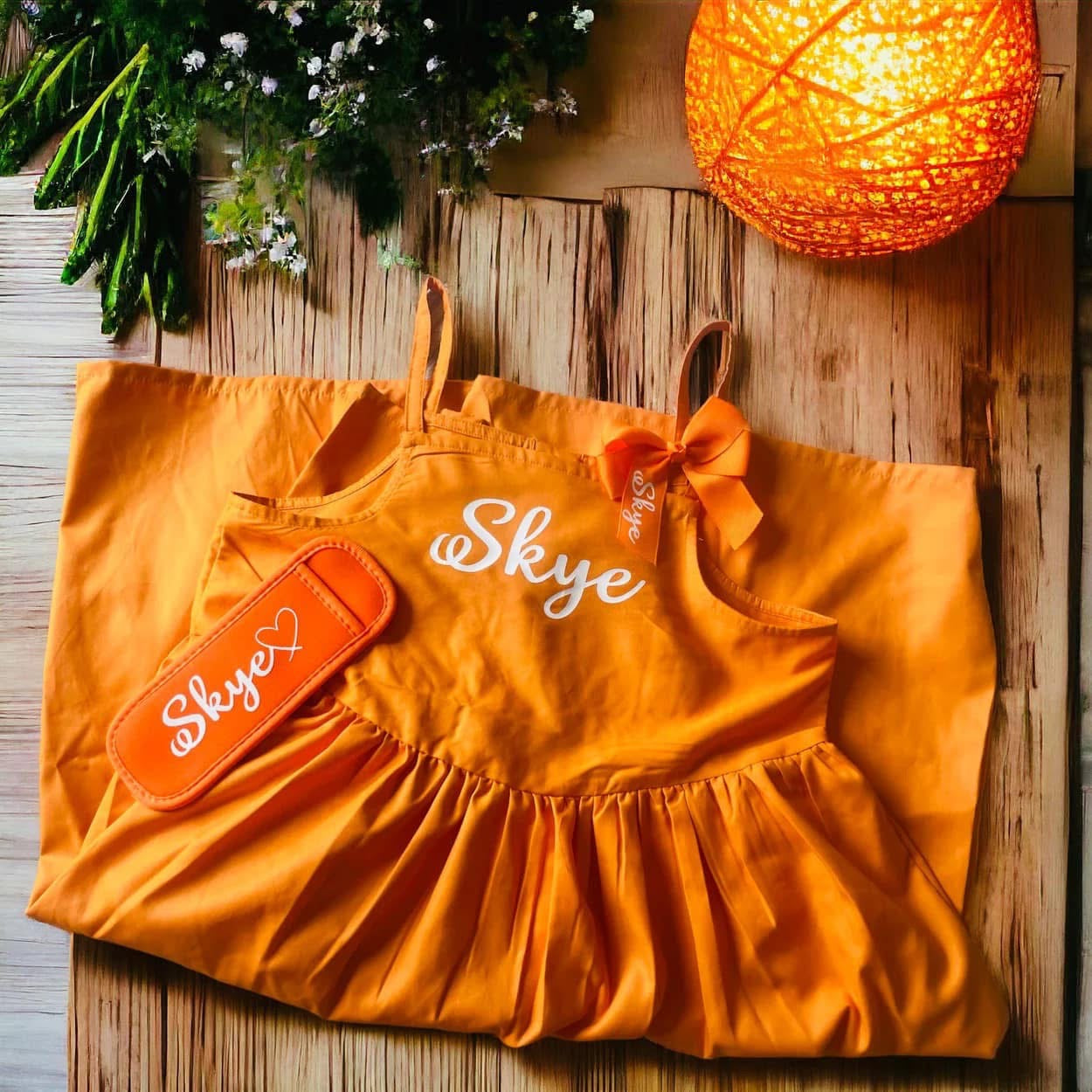 personalised strappy dresses