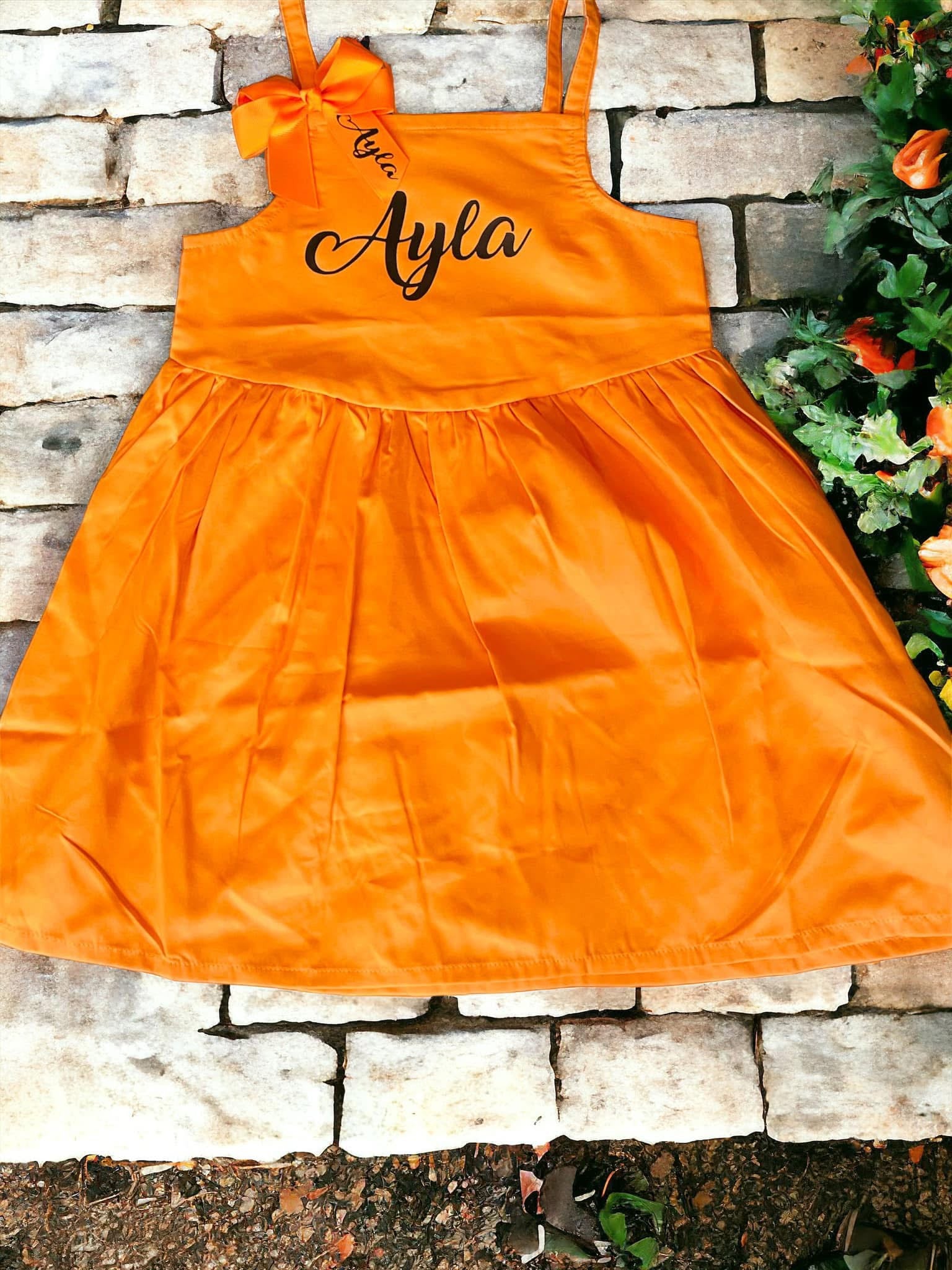 personalised strappy dresses