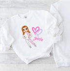 Graffiti tracksuit dolly girl sweatshirt