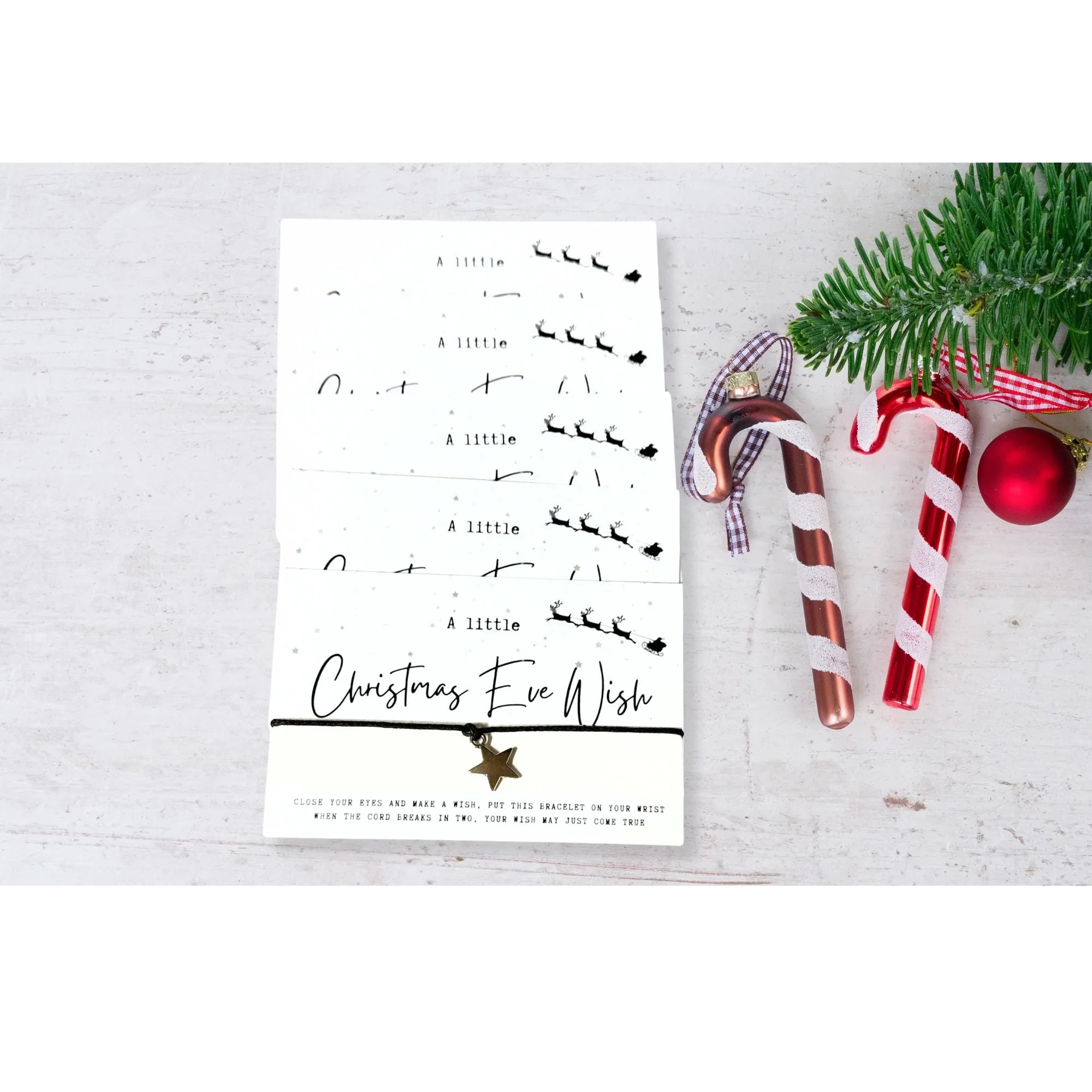 Christmas Eve wish bracelet