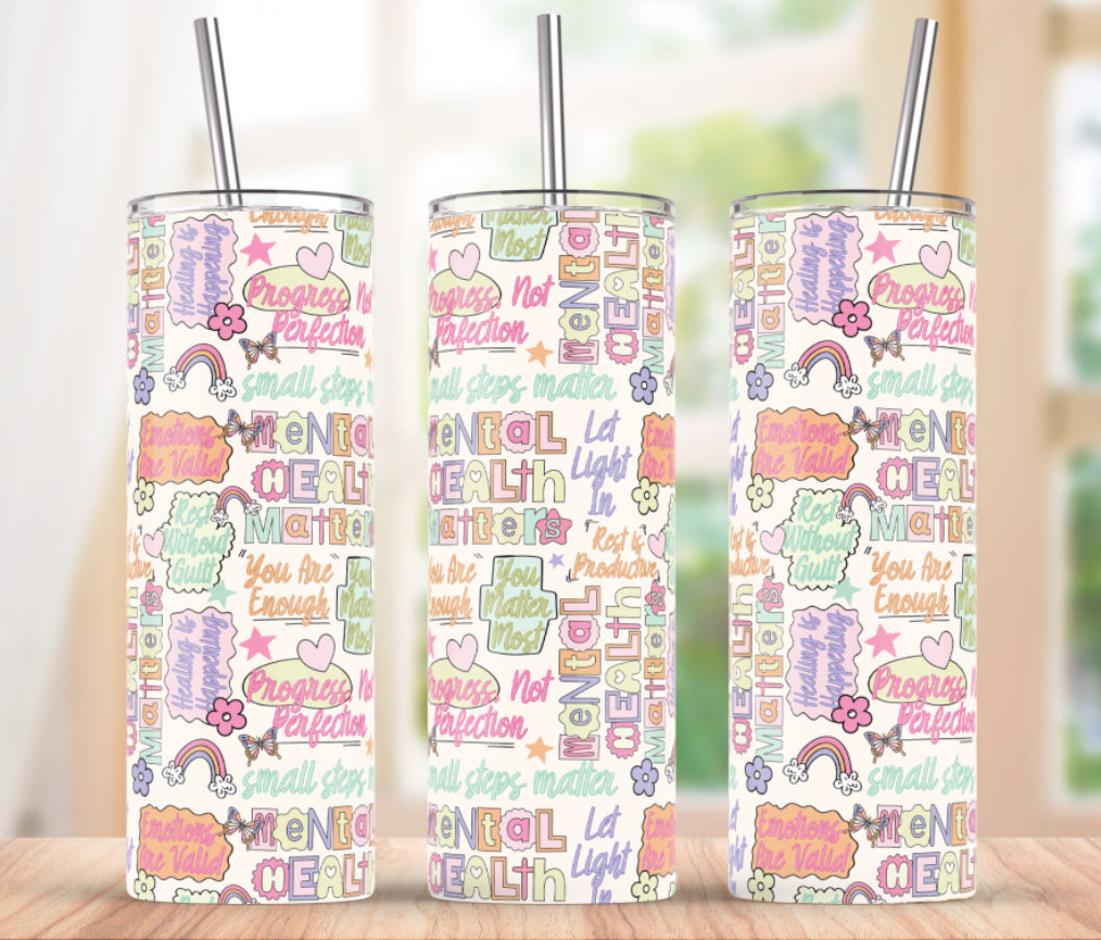 Mental health 20oz tumbler