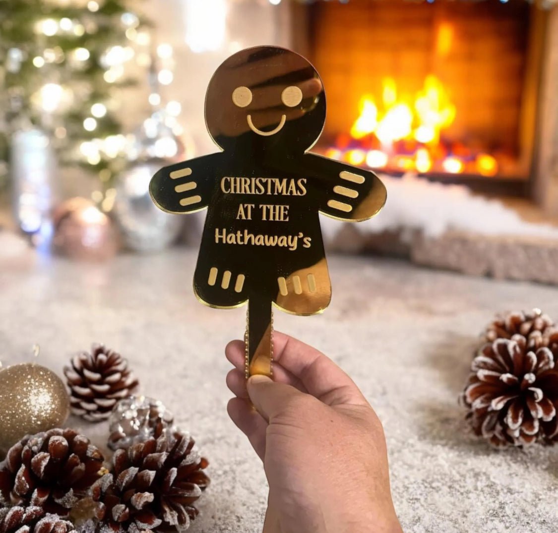 Personalised gingerbread tree topper - Lola’s gift shop <3Personalised gingerbread tree topperLola’s gift shop <3