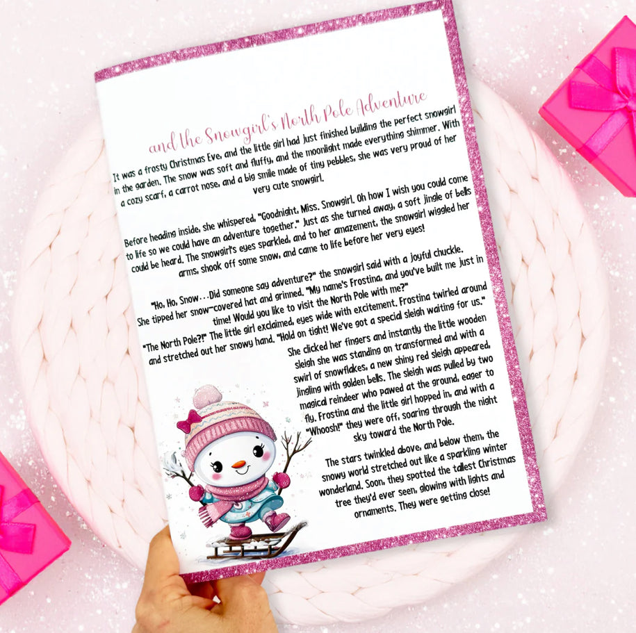 North Pole adventure story booklet