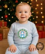 My first Christmas blue king mouse pyjamas