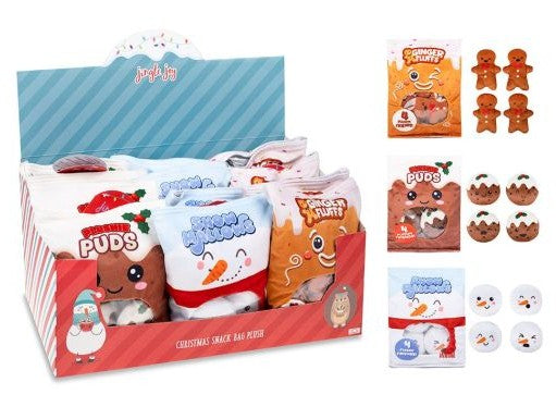 Christmas plushie snacks