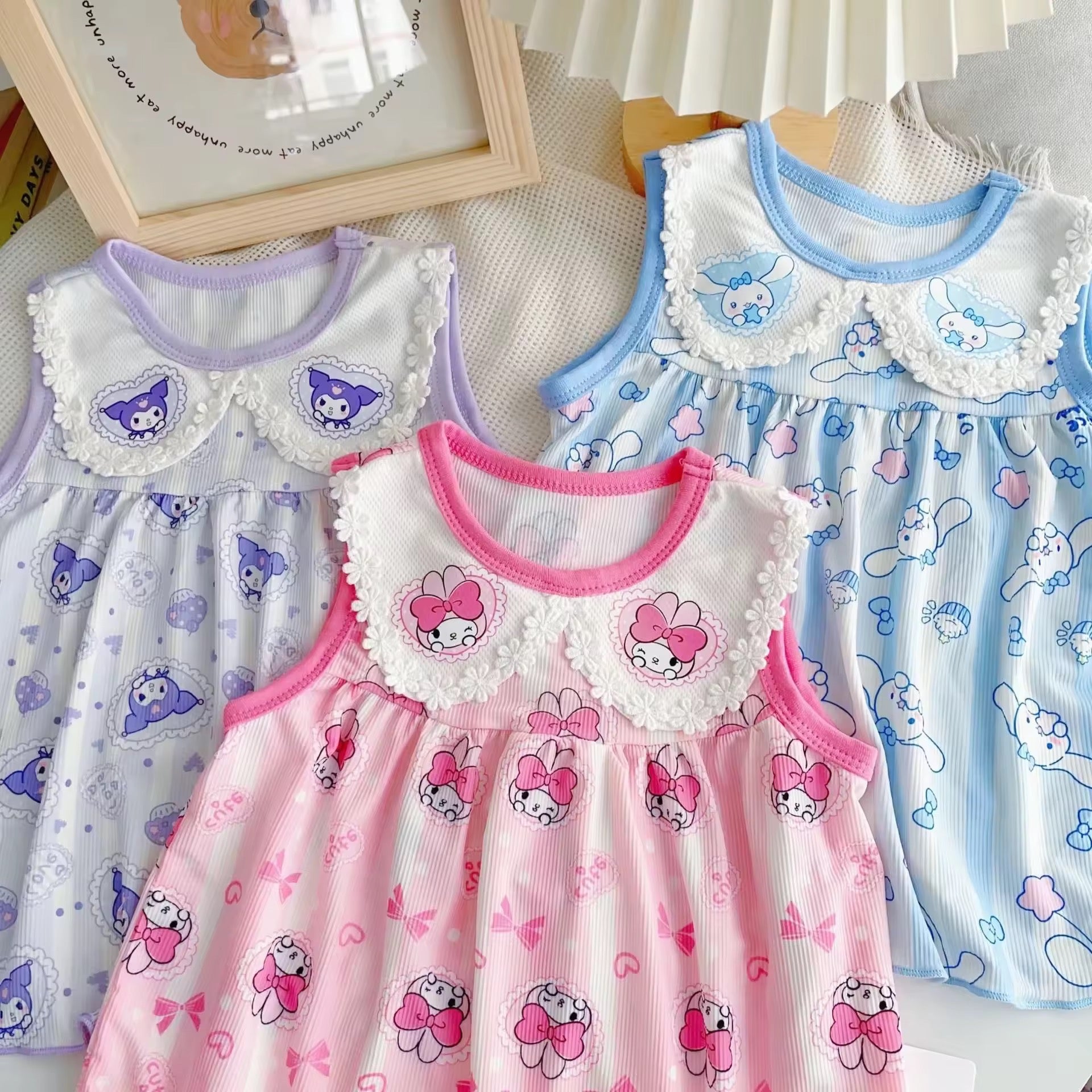 Sleeveless character pyjamas