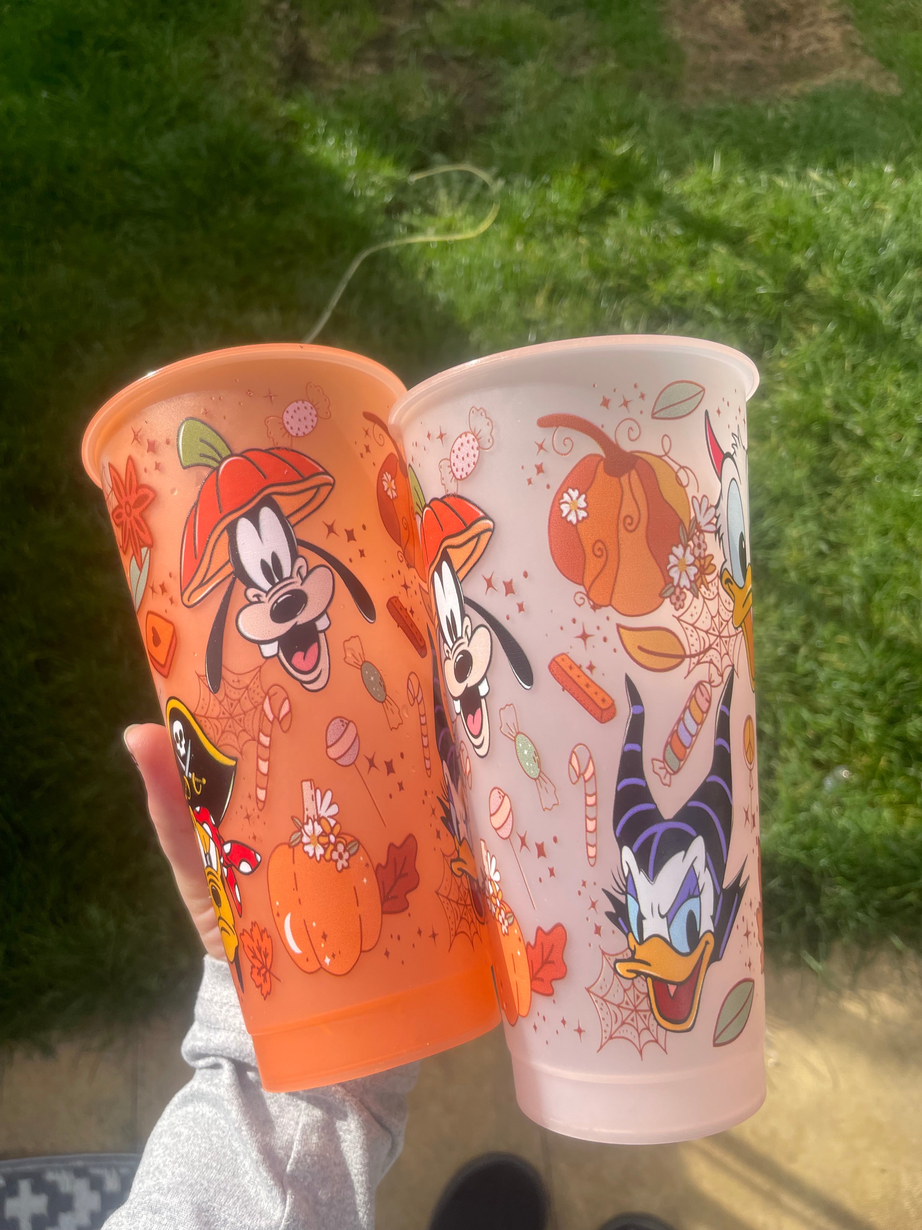 Clearance colour changing Halloween cups