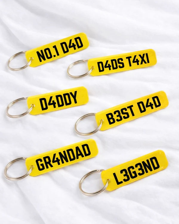 Yellow fob Keyring