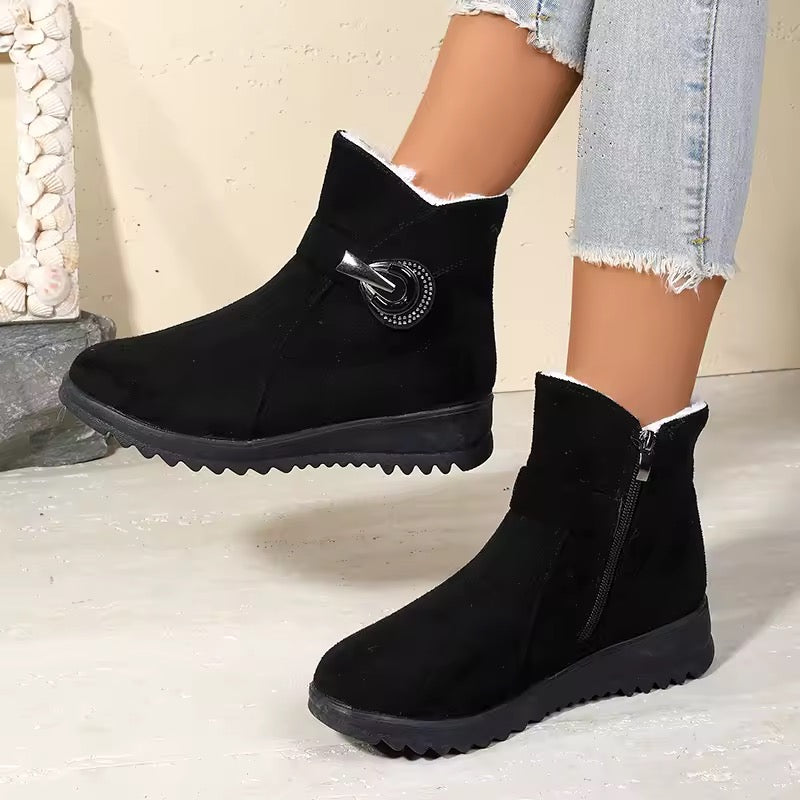 Women’s ankle boots with fur lining