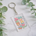 Social anxiety Keyring