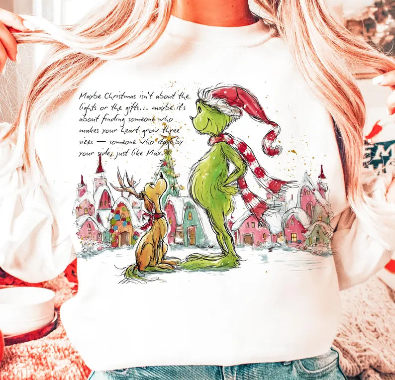 Maybe Christmas sweatshirt