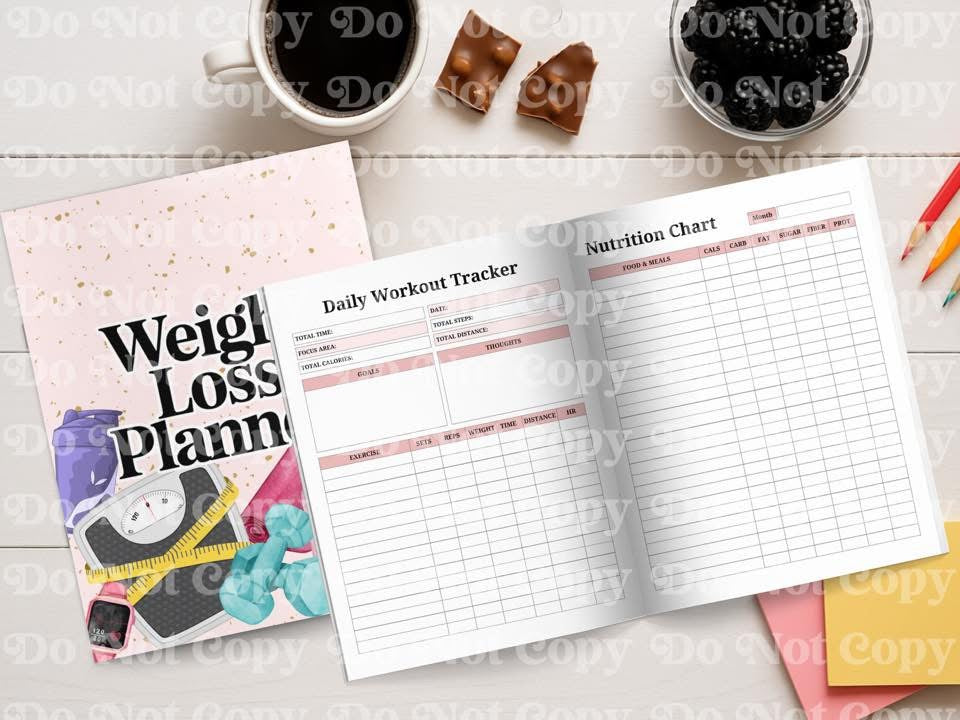 Weight loss planner