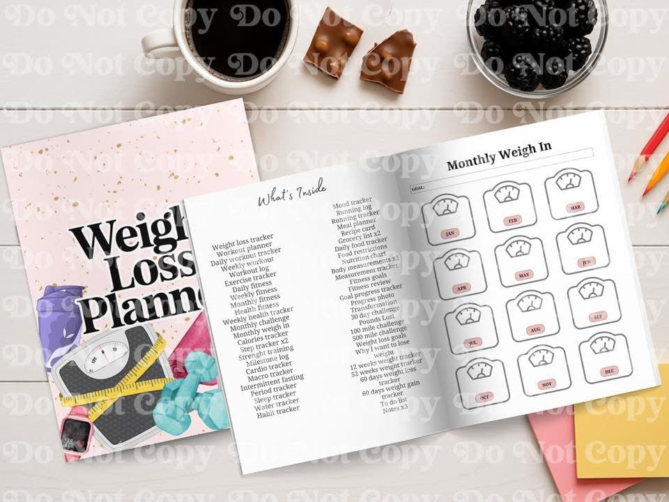 Weight loss planner