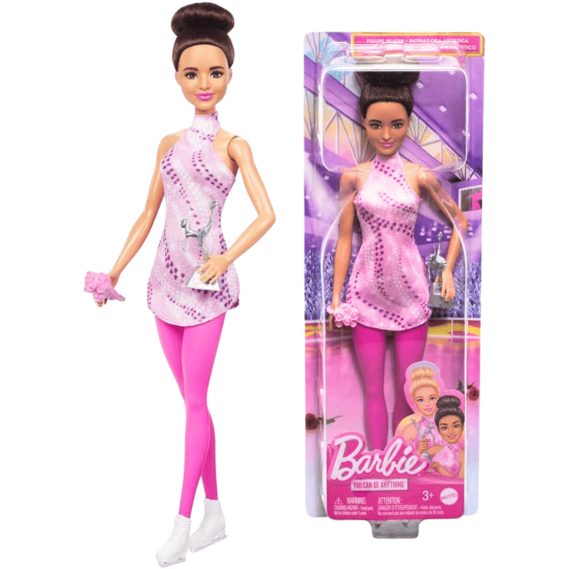 OFFICIAL BARBIE - YOU CAN DO ANYTHING - FIGURE SKATER DOLL