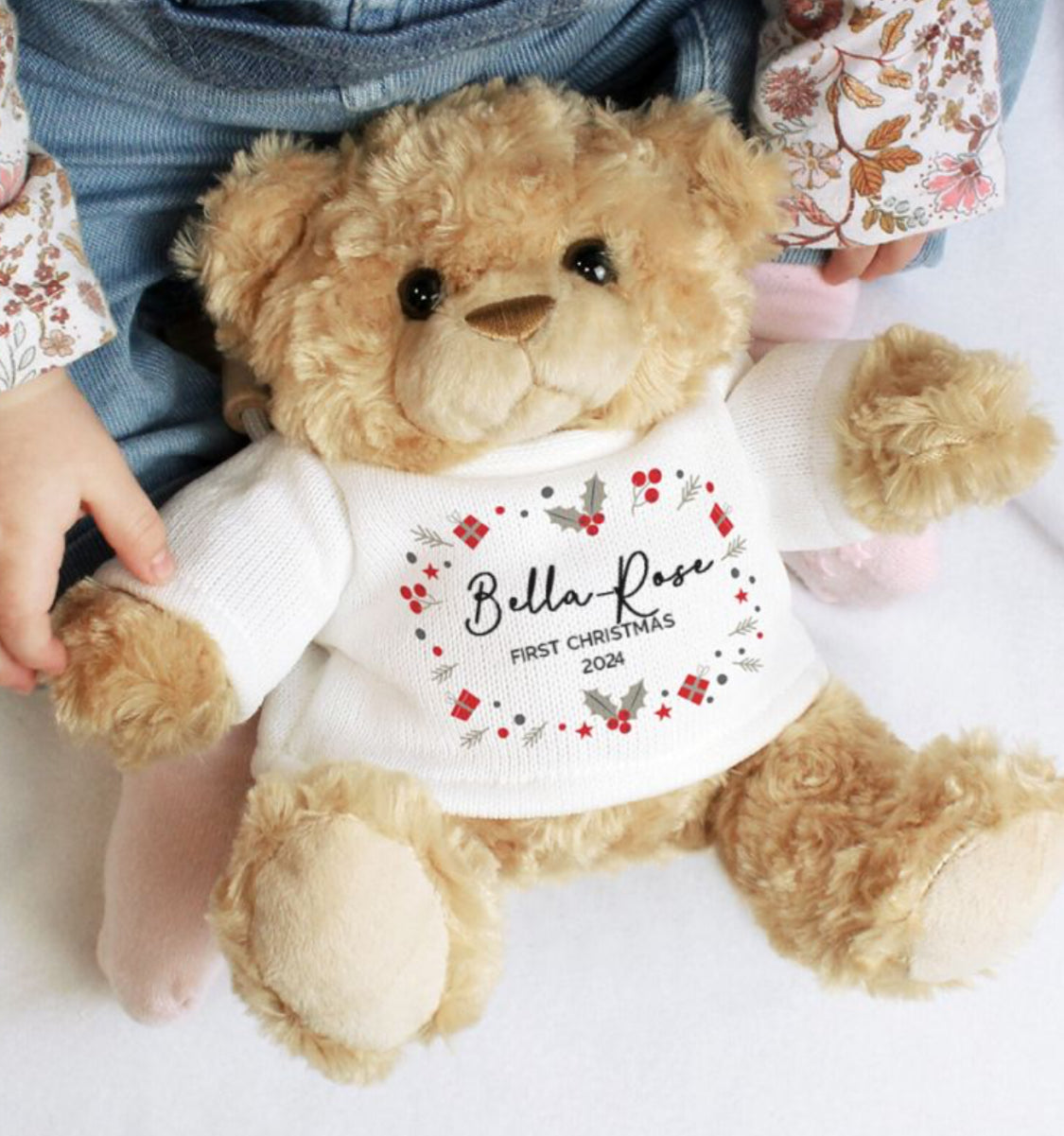 Personalised Christmas teddy bear