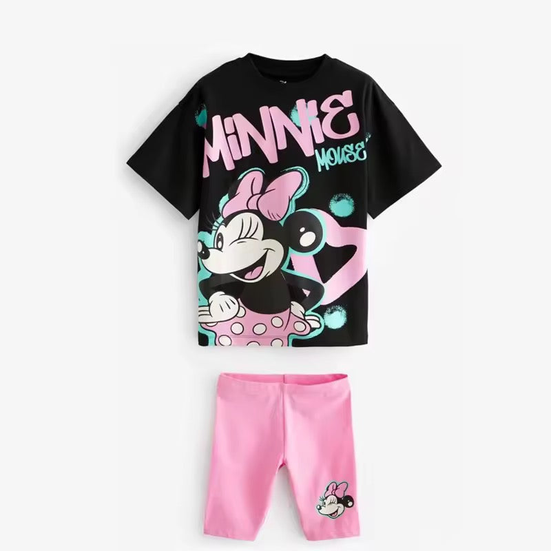 Mouse Cycle Shorts; Tee Set – 9 Months to 6 Years