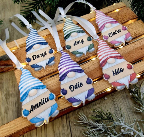 10cm acrylic Gonk Christmas hanger