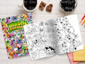 Monster colouring book