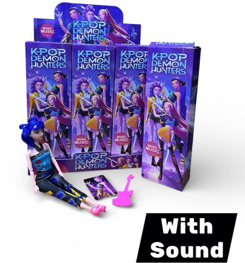 Kpop demon hunter doll with sound