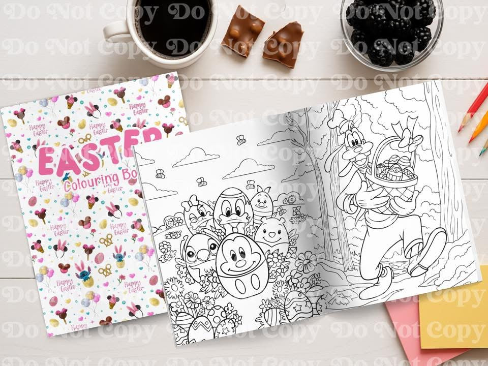 Easter colouring book