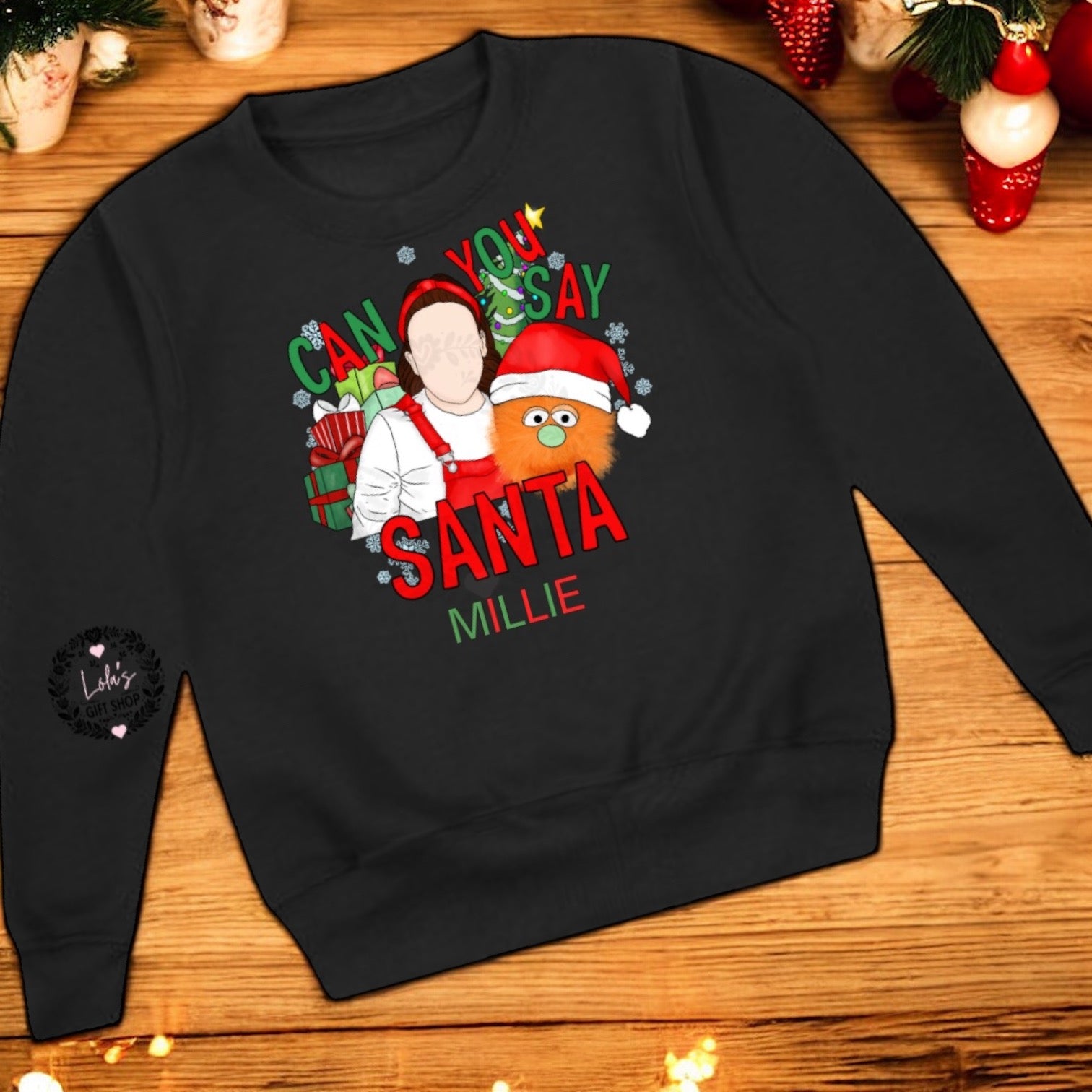 Can you say Santa sweatshirt