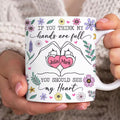 Hand heart mug 11oz