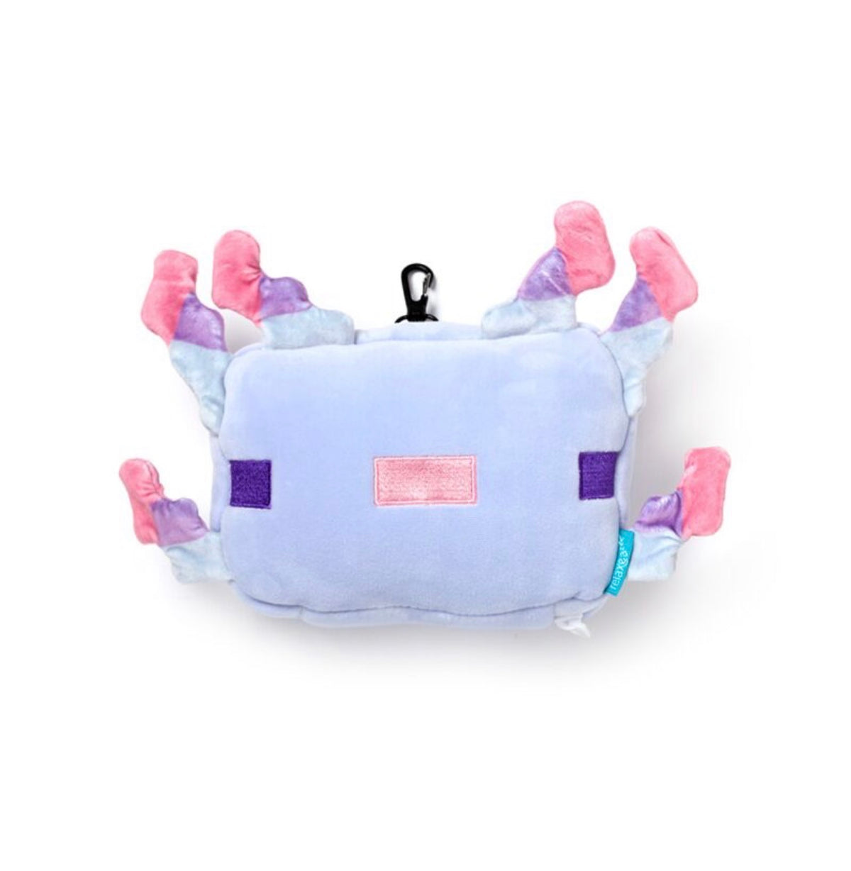 Relaxeazzz Travel Pillow & Eye Mask - Minecraft Axolotl