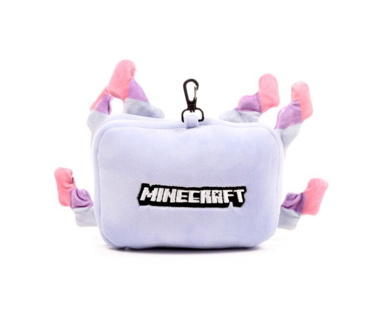 Relaxeazzz Travel Pillow & Eye Mask - Minecraft Axolotl