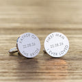 Father of the bride cuff links