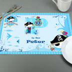 Personalised pirate place mat