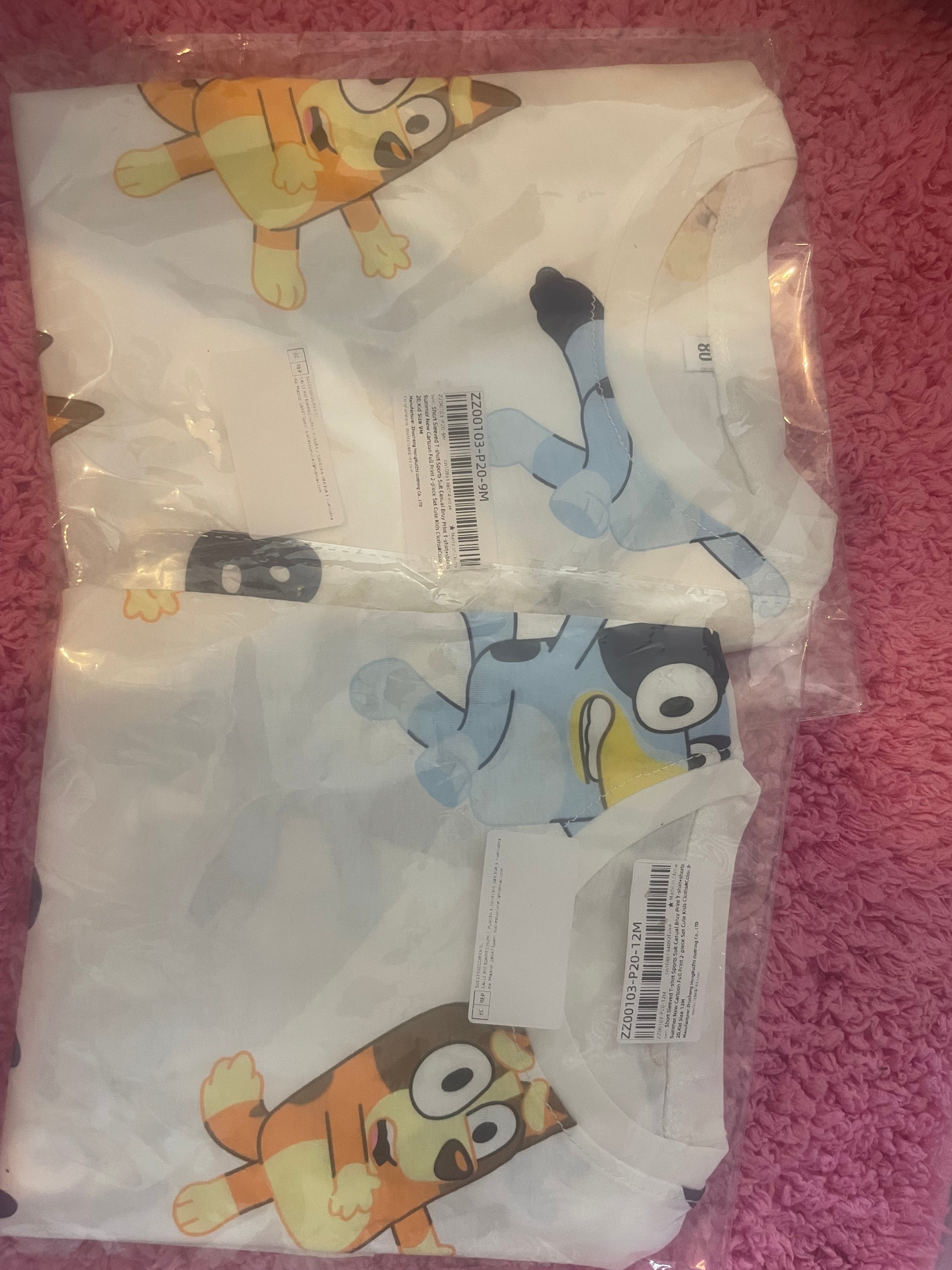 Blue dog outfit