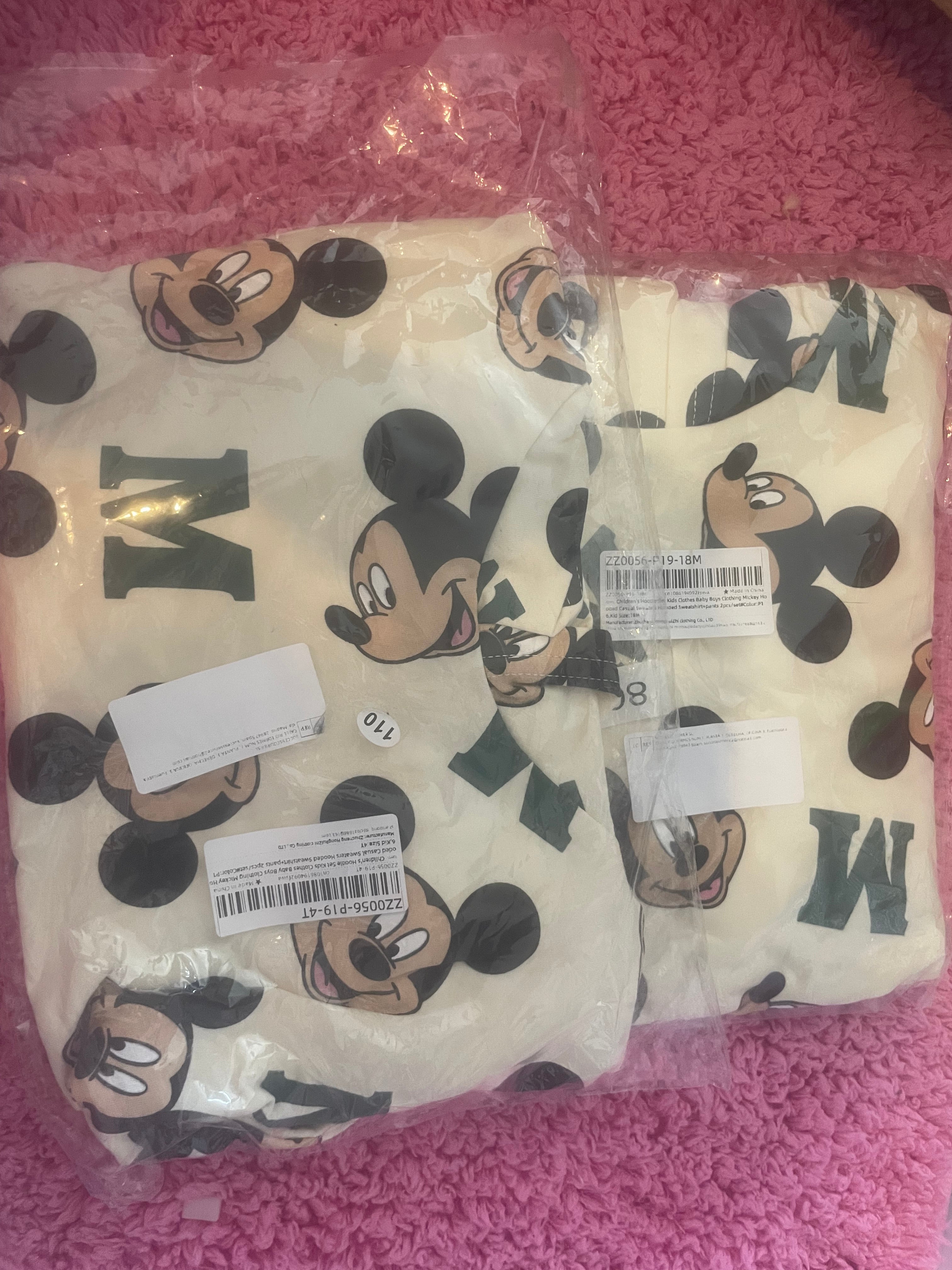 Mouse hoodie and trousers - clearance