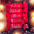 Personalised cracker gift boxes