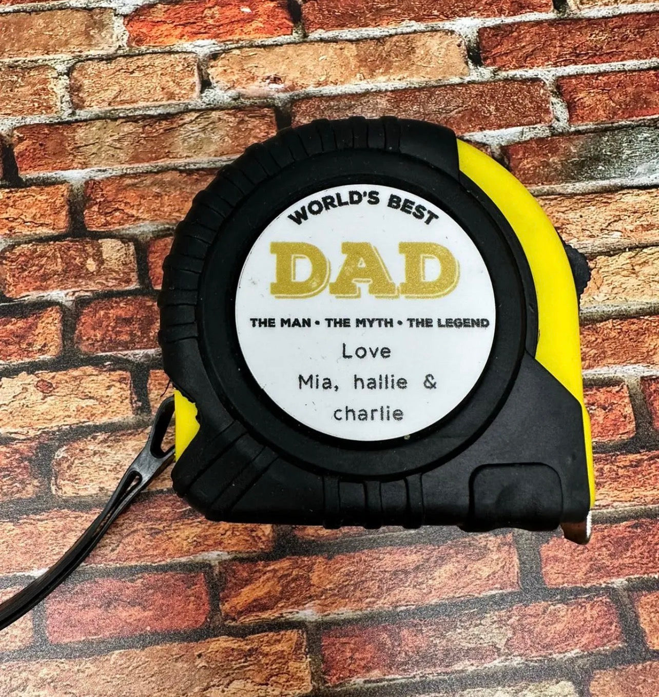 Personalised Worlds Best – Tape Measure