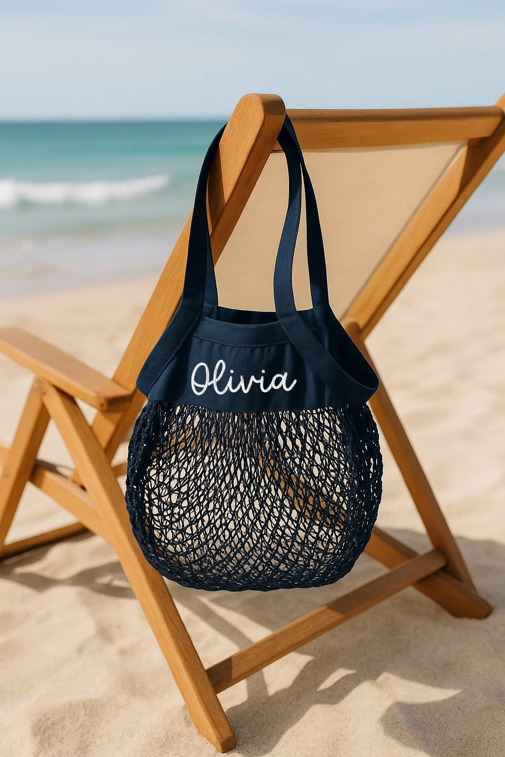 Personalised Embroidered Beach Bag – Custom Name Tote (Copy)