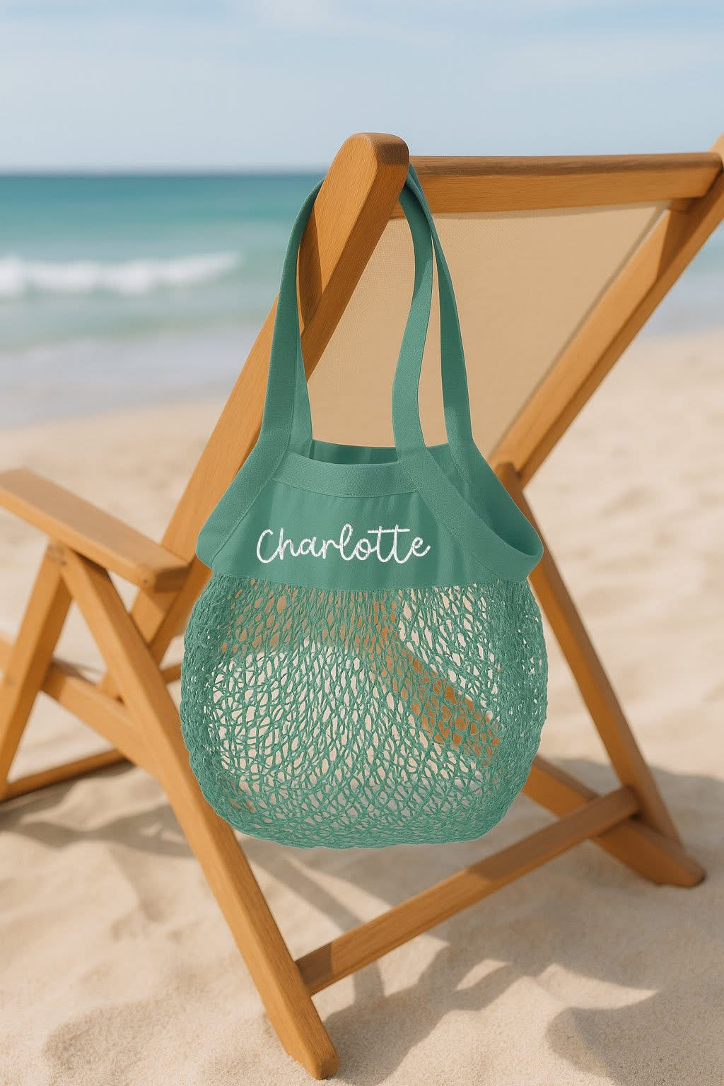 Personalised Embroidered Beach Bag – Custom Name Tote (Copy)