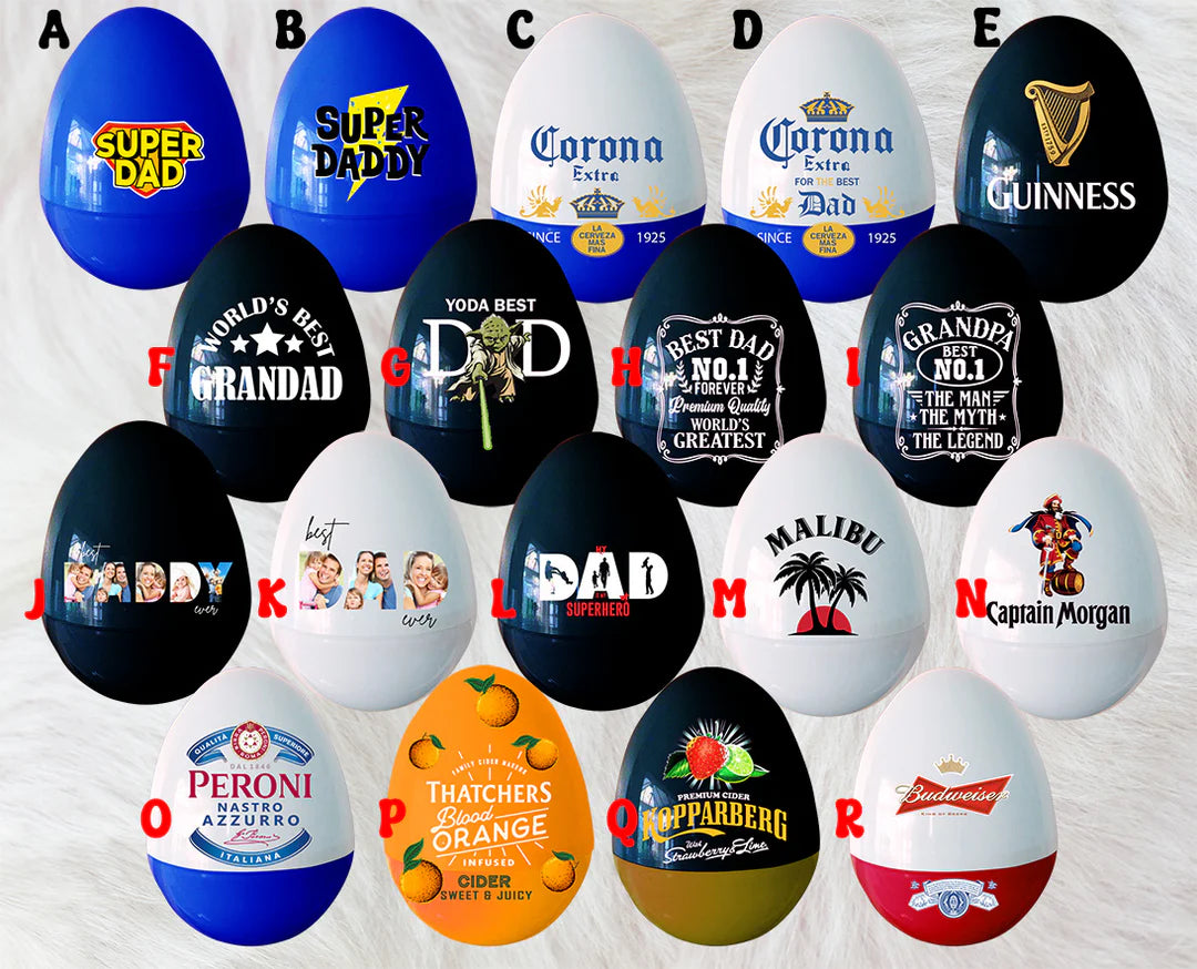 Giant Father’s Day fillable eggs